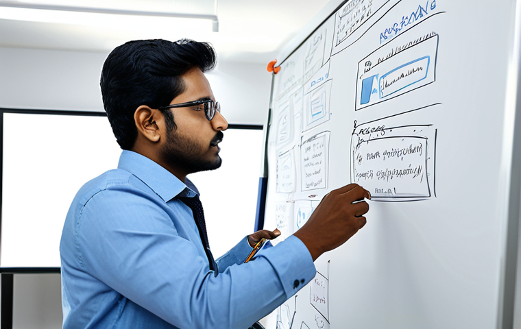 검색 최적화 용어집 - Keyword Research**

"A Bengali entrepreneur, fully clothed in professional attire, brainstorming key...